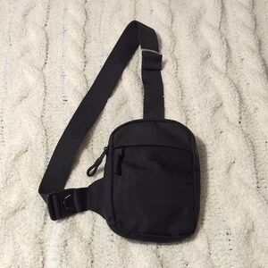 Mini Crossbody Halter Harness Belt Bag Purse Handbag Cell Holder Black